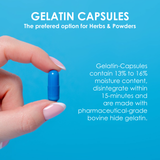 Clear Size 000 Empty Gelatin Capsules by Capsuline - 1000 Count - 1000