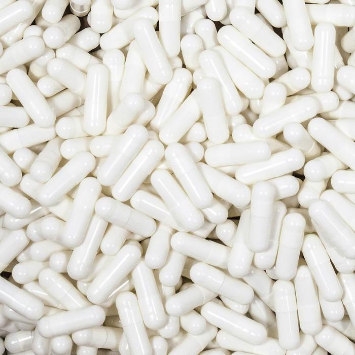 Colored Vegetarian Acid Resistant Empty Capsules Size 1 White/White (Box of 125,000) - White