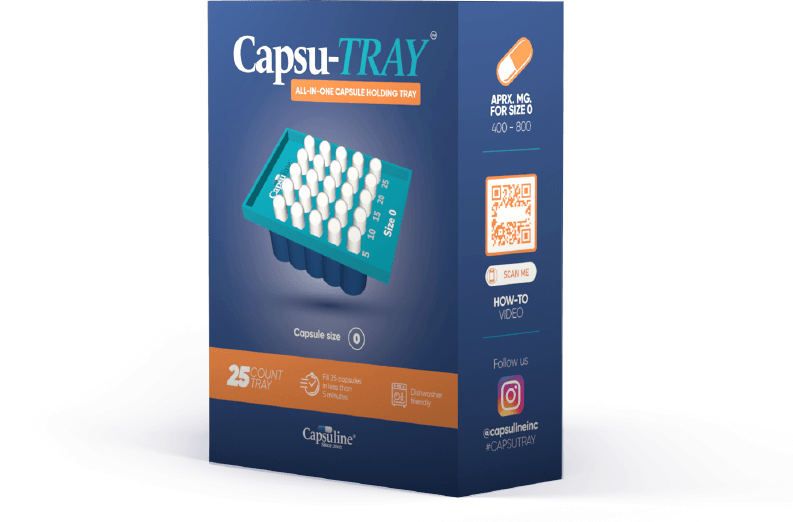 Capsu-Tray All-in-one capsule filling tray