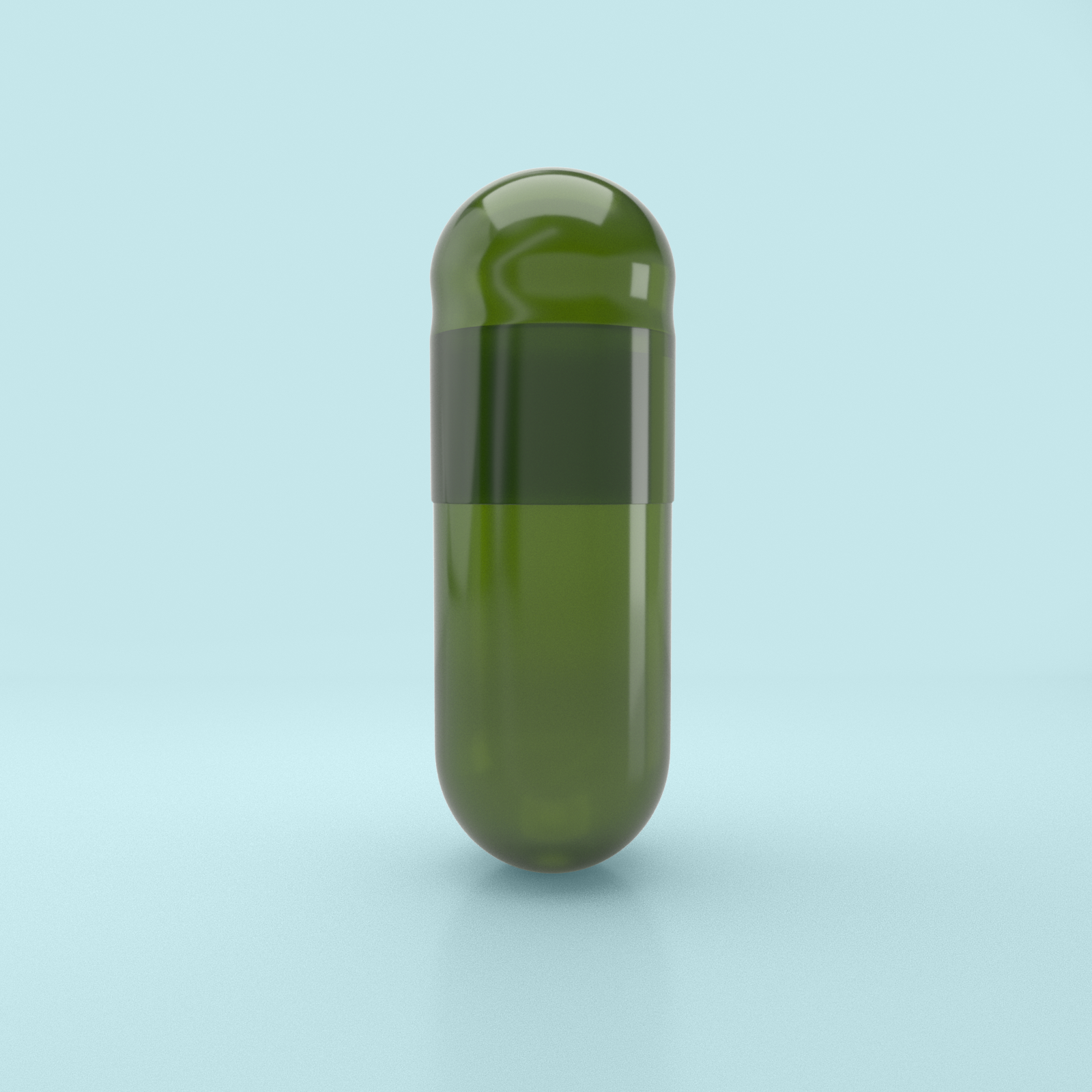 Capsuline Chlorophyll Empty Vegetarian Capsules Size 00  - Green/Green  - TiO2-Free (Box of 75,000)