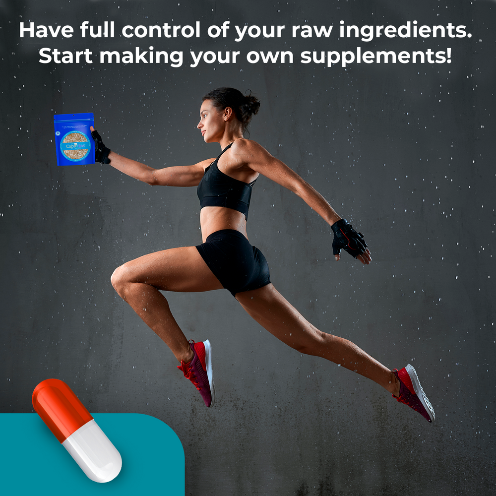Clear Size 2 Empty Vegetarian Capsules by Capsuline