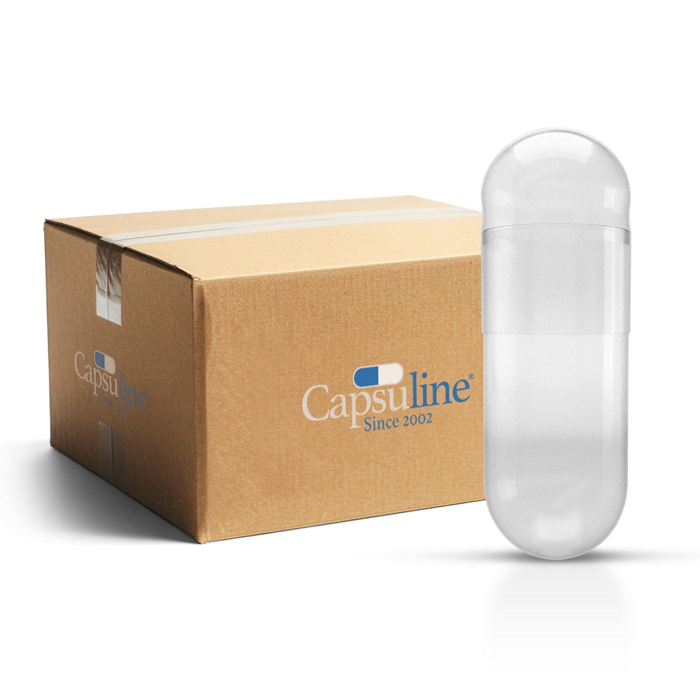 Clear Gelatin Capsules Size 3 (Box of 200,000)