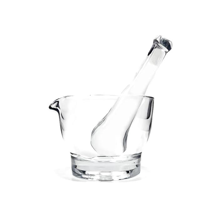 Capsule Depot 16oz Glass Mortar and Pestle Set